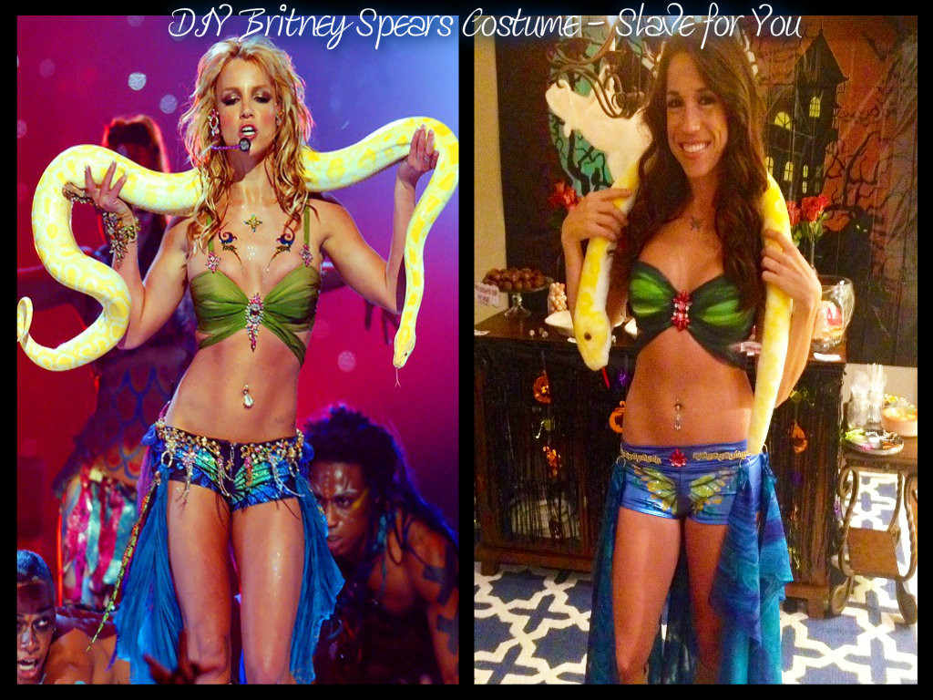 DIY Britney Spears Costume : I'm a Slave for You - Miss Bizi Bee